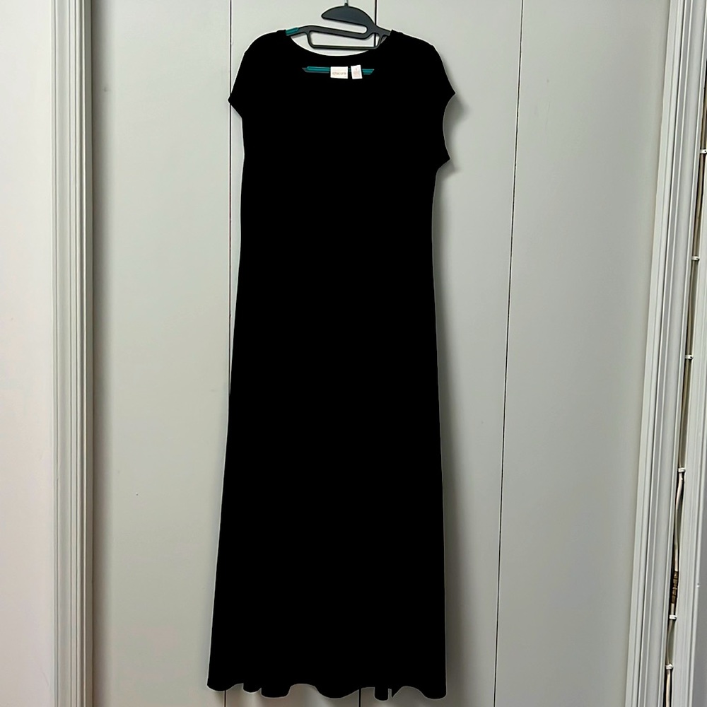 Chico’s Maxi dress, black, size 1